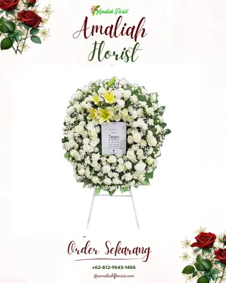 Krans Bunga Duka Kawasan Perkantoran Sawangan Depok